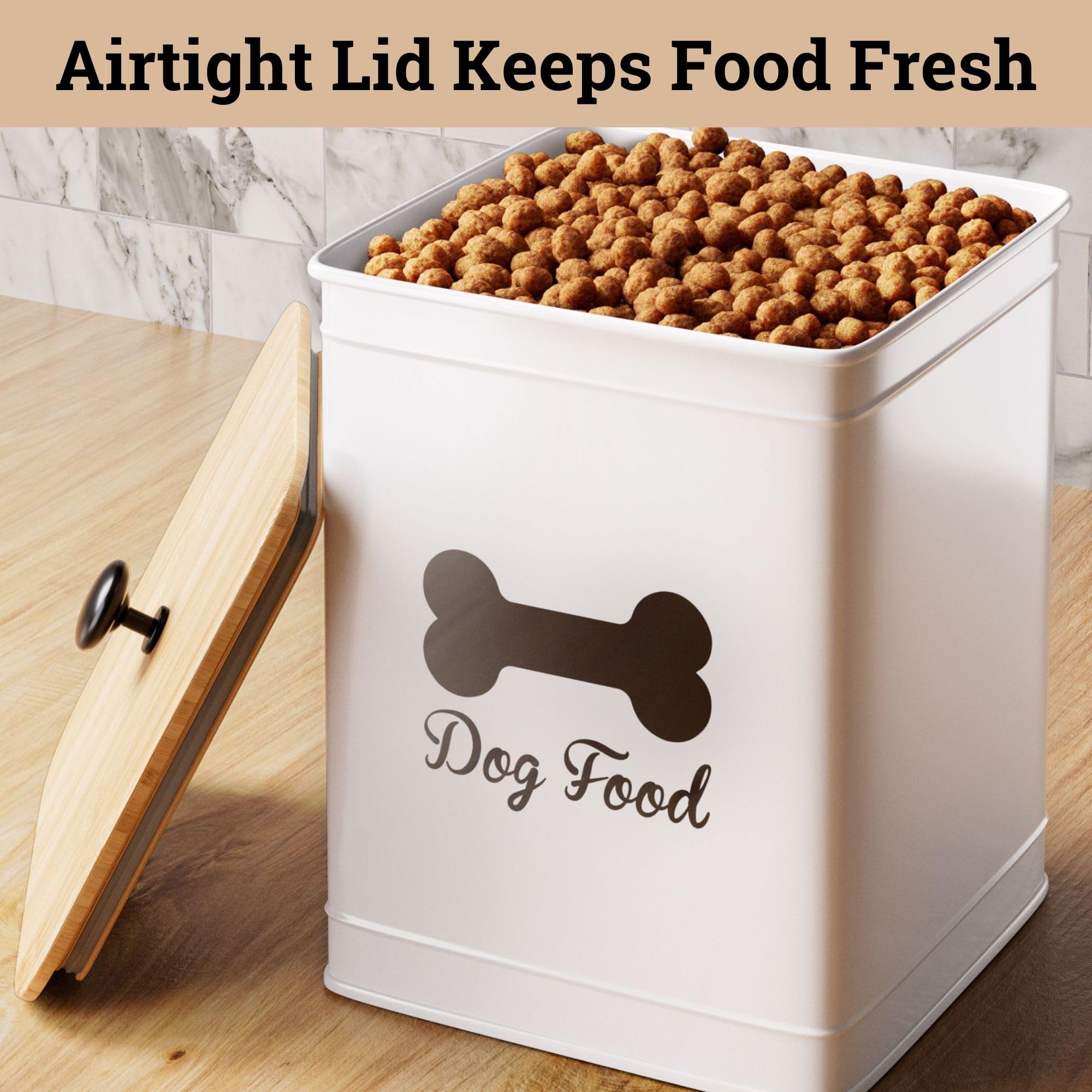 HB Design Co conteneur croquettes 5-7 lb, idéal pour petits et moyens chiens