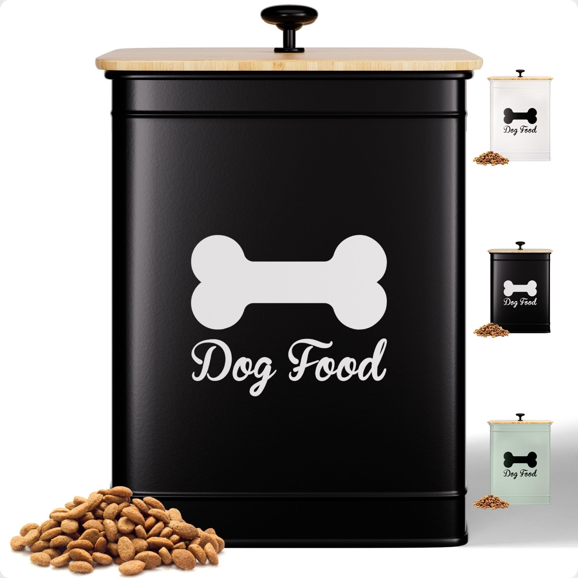HB Design Co Conteneur-nourriture-chien étanche et sa capacité de 25 tasses