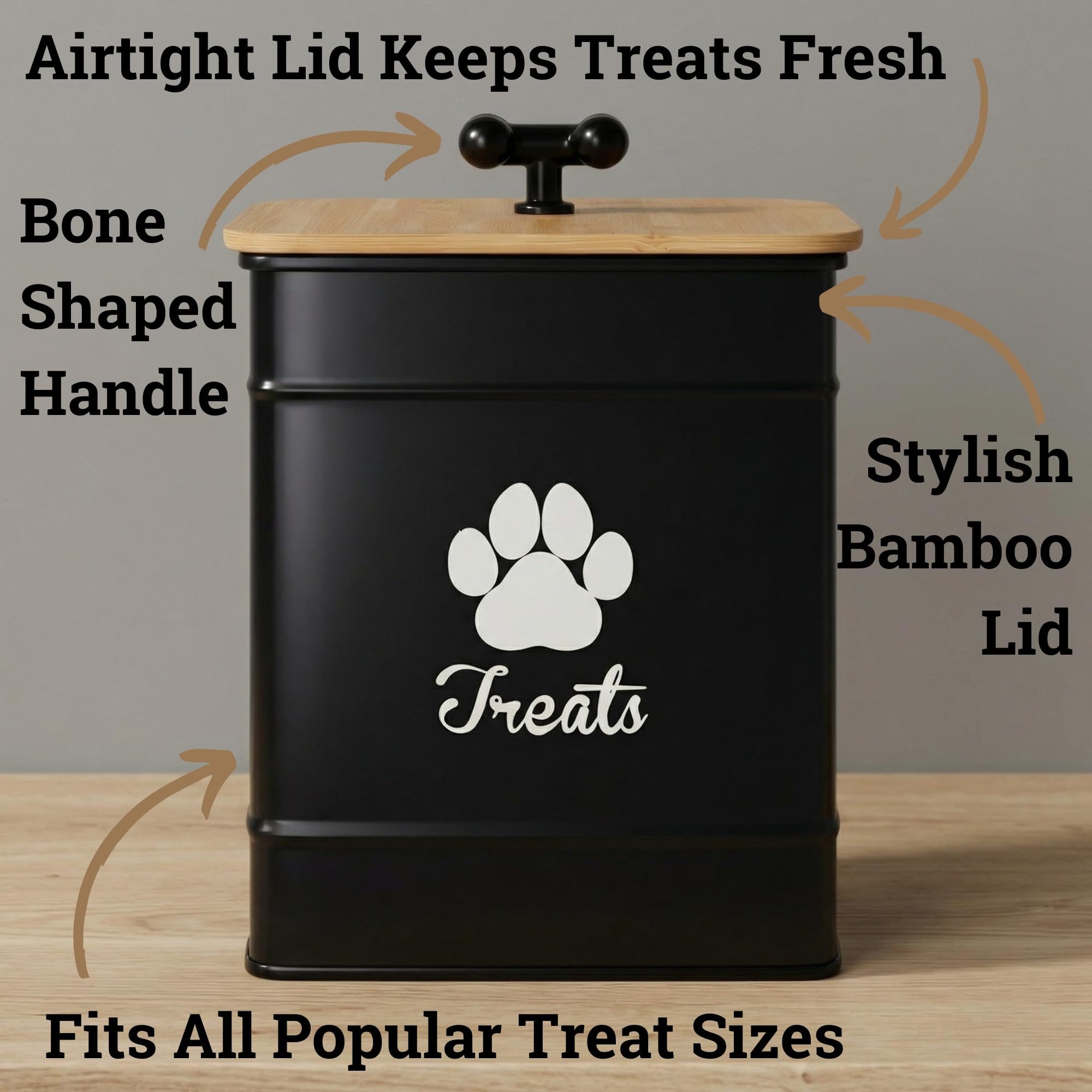 HB Design Co Couvercle bambou étanche visible sur le pot