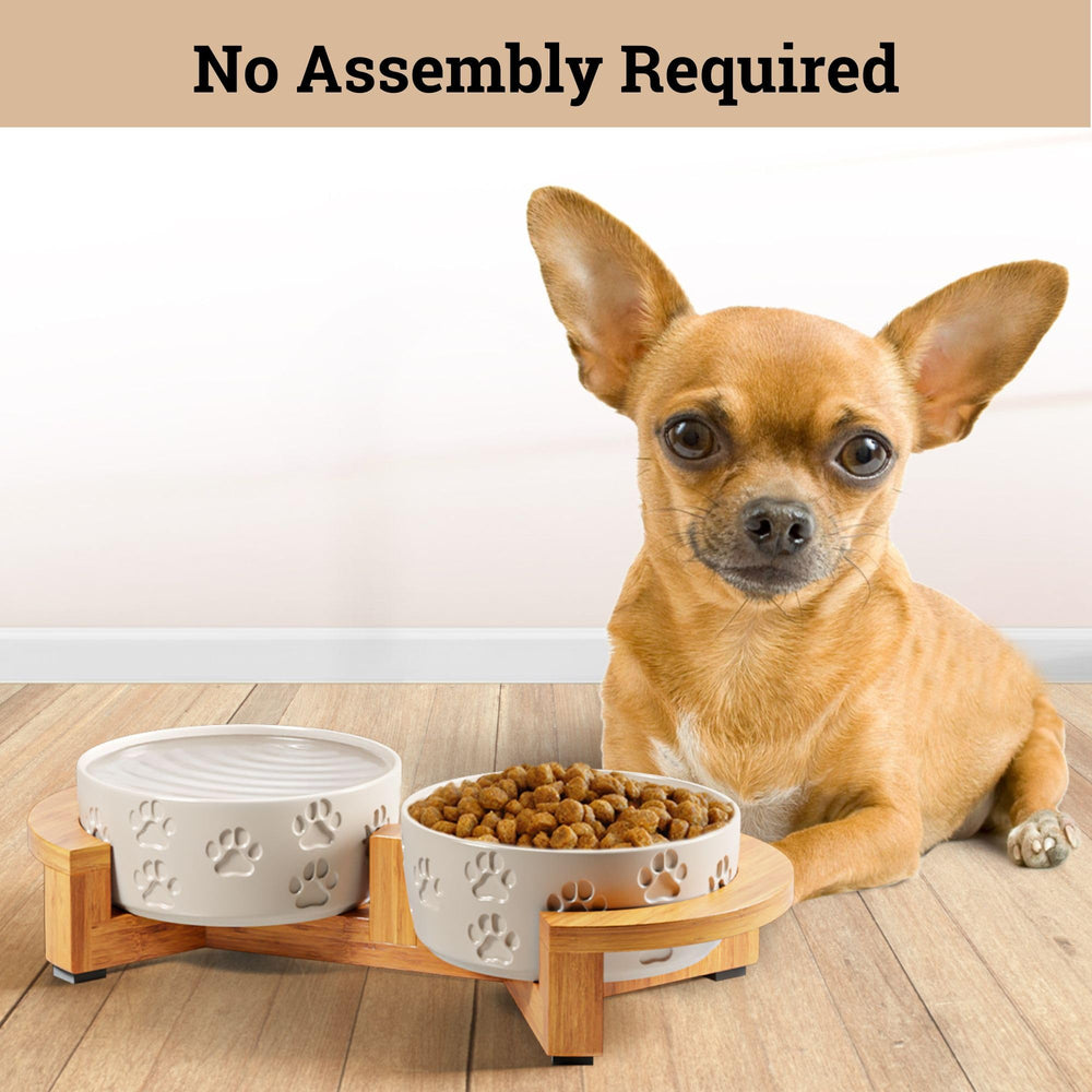 HB Design Co ensemble repas surélevé pour petits chiens