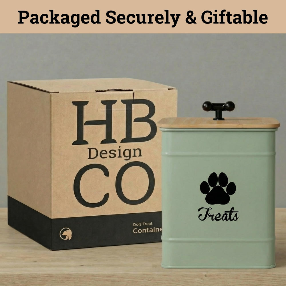 HB Design Co Jarre biscuits élégante et fonctionnelle.