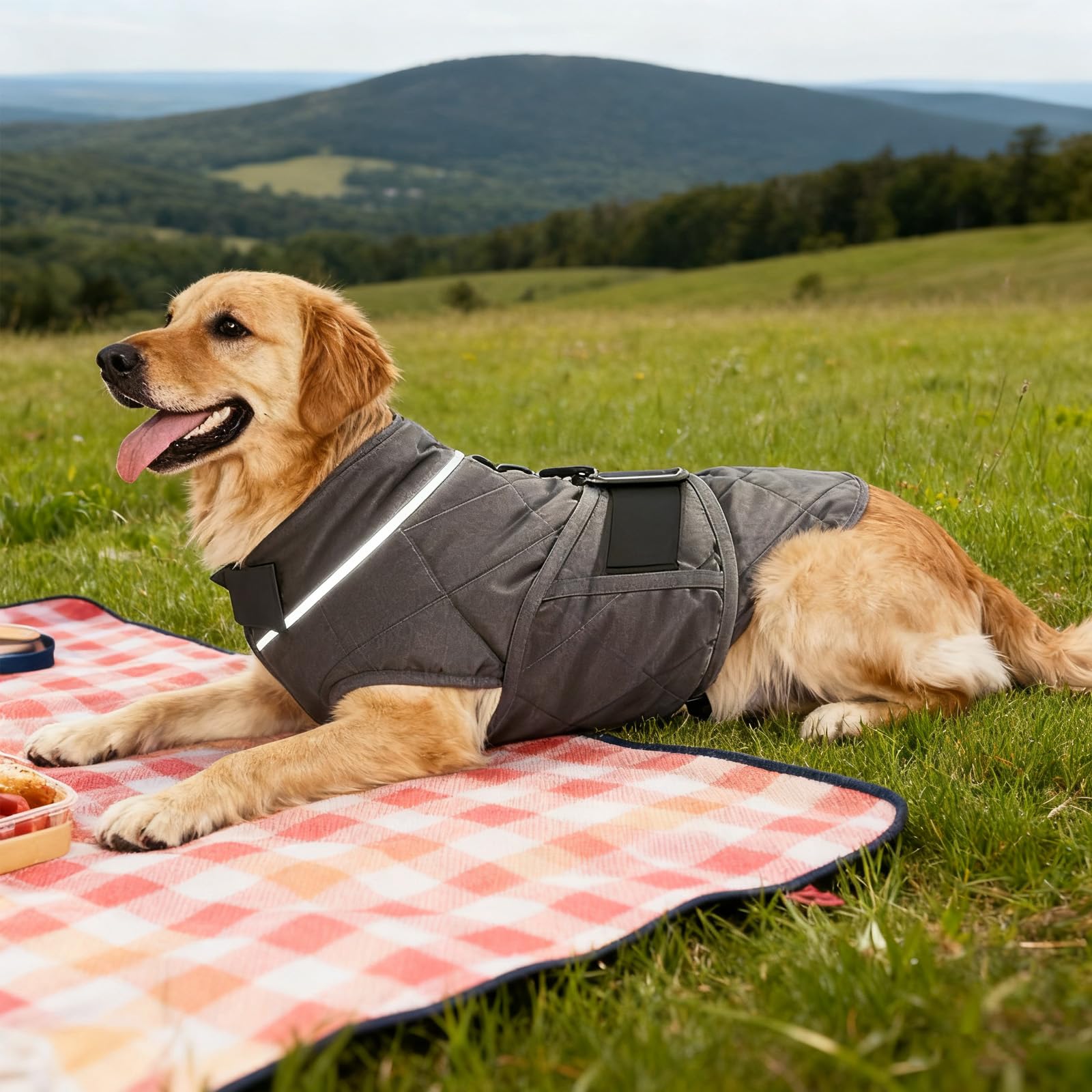 Nettoyage facile HCHYEY, gilet lesté pour chien, lavage possible.