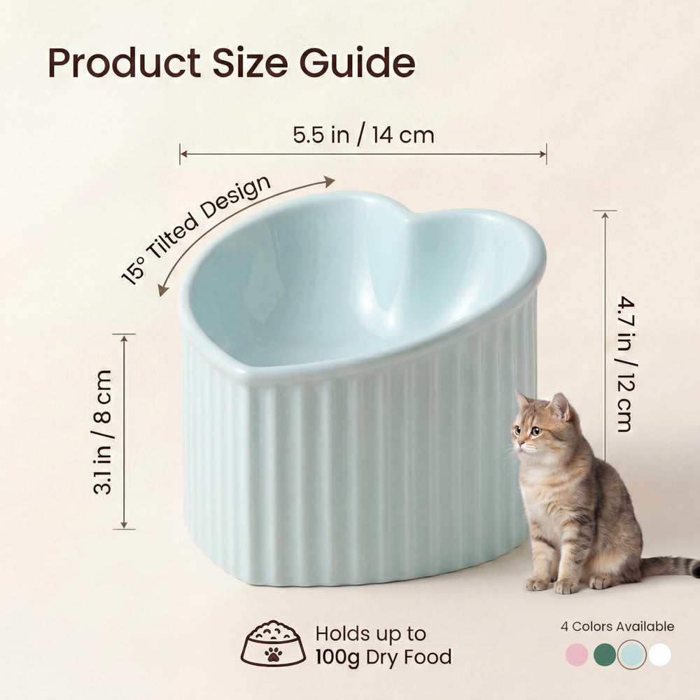 HCHLQLZ bol chat eleve hauteur reglable pour un confort adapte