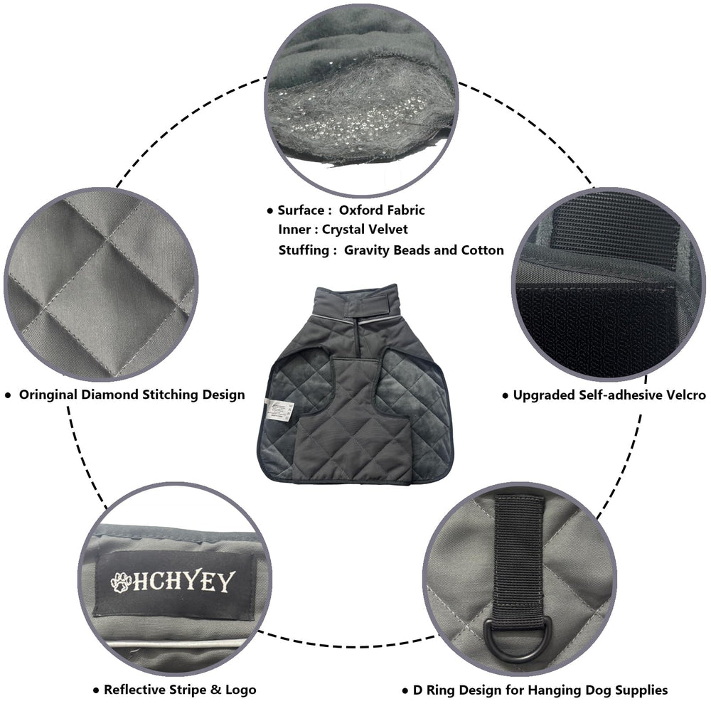 Gilet poids HCHYEY bleu vue arrière, bande réfléchissante pour sécurité nocturne.