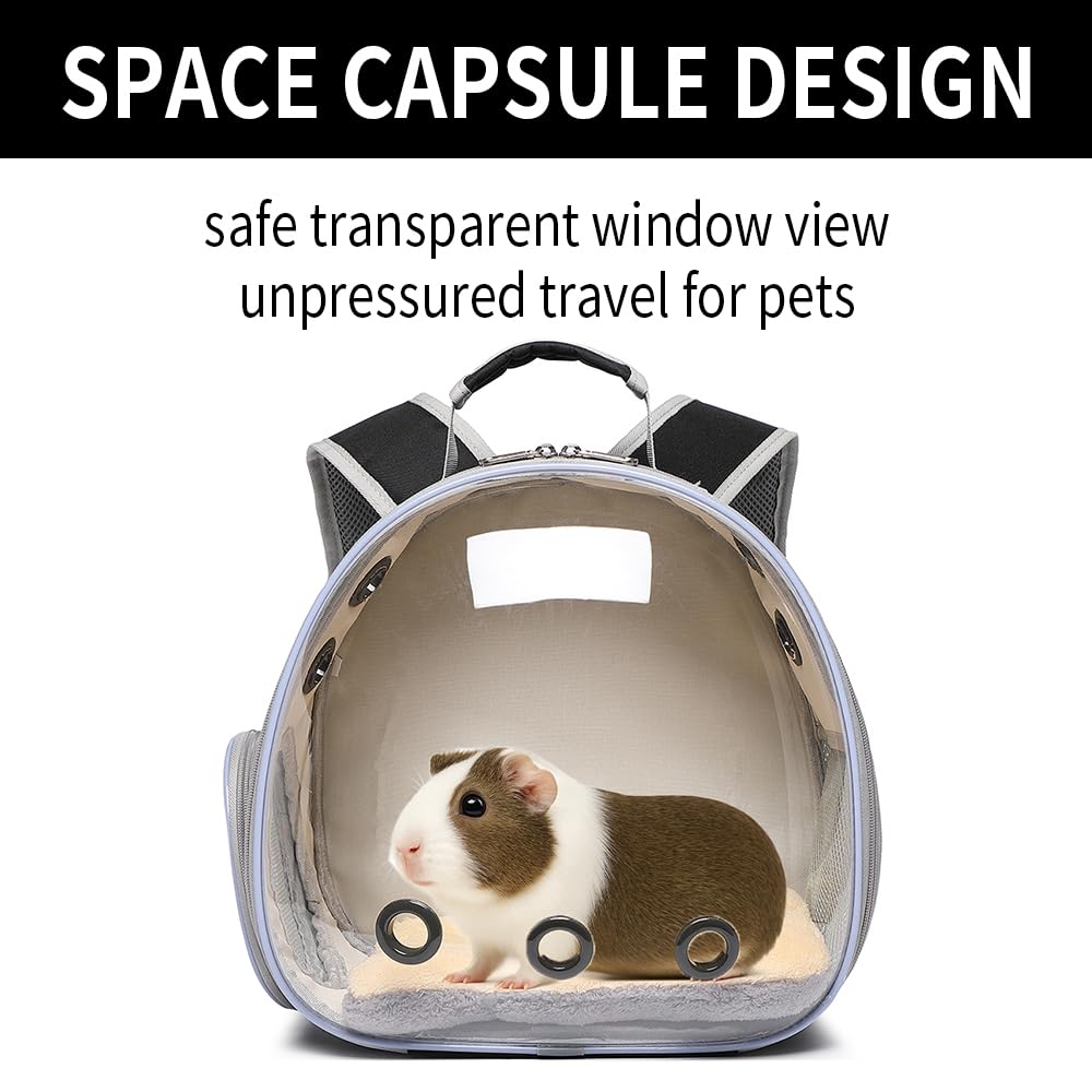 Porte-animal Hcupet avec sept trous d’aération pour une bonne circulation de l’air.