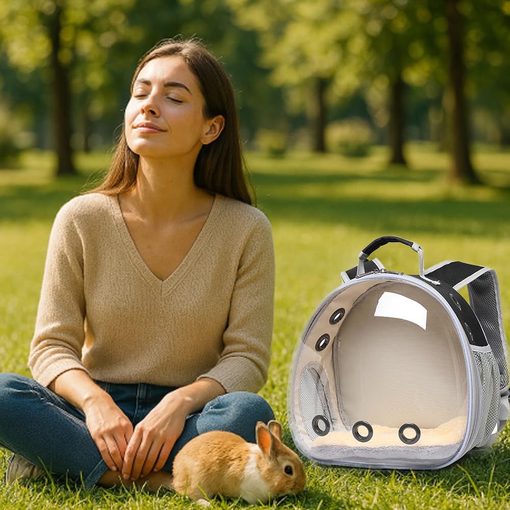 Porte-animal Hcupet en tissu oxford 300D robuste et durable.