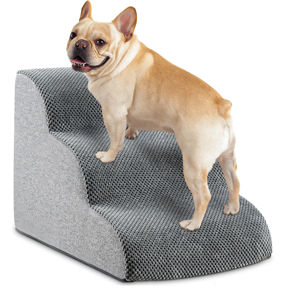 HCYLHXQ Escalier Chien 3 Marches Mousse: aide à monter sur canapé.