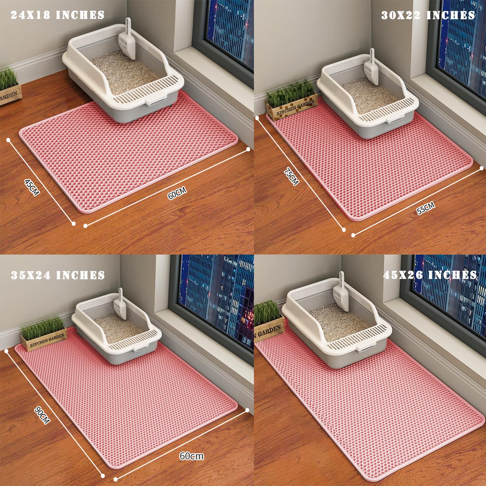 HCY&WLD Tailles variées : s'adapte à divers bacs et espaces