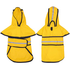 HDE manteau pluie chien ouverture harnais, pratique pour promenades sans enlever le manteau.