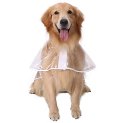 Manteau pluie HDE pour chien avec ouverture harnais, pratique pour attacher la laisse sans enlever le manteau.