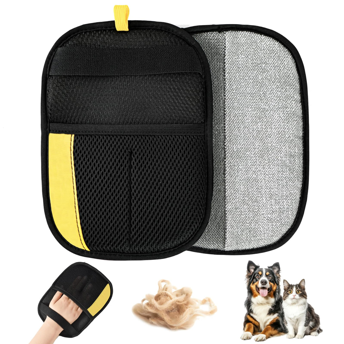 HDLDYDD gant anti-poils chien-chat : efficacité sur canapé et vêtements.