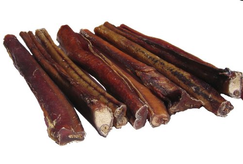 HDP Jumbo Bully Sticks 12-pouces: présentation-emballage, format pratique pour l'achat.