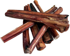 HDP Jumbo Bully Sticks 12-pouces: texture-de-la-viande, délice qui attire le chien.