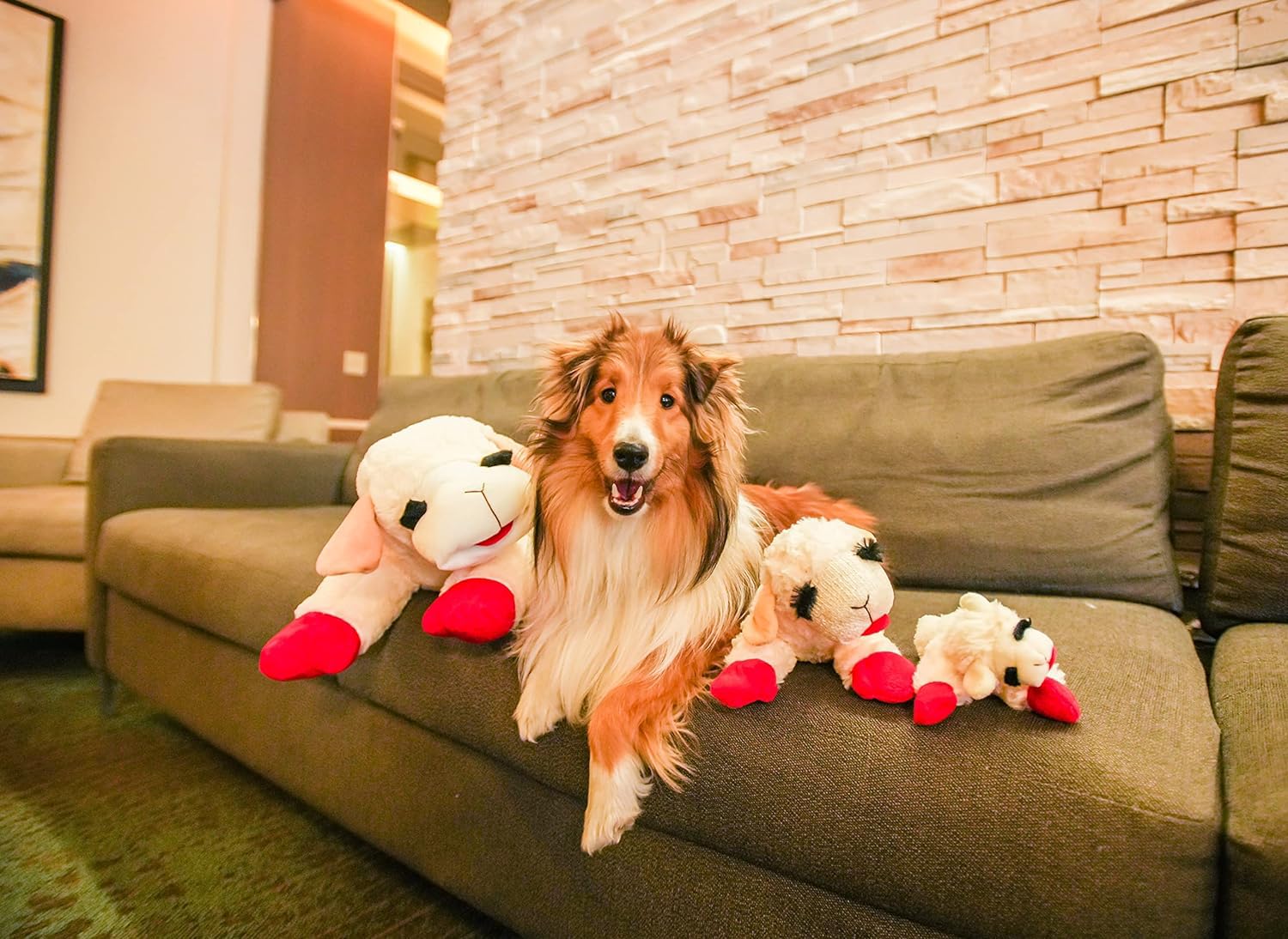 Jouet Lambchop HDP 24 pouces, parfait pour le jeu et le repos.