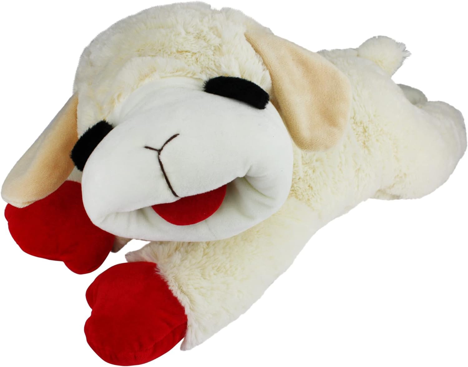Peluche Lambchop HDP blanche de 24 pouces, idéale pour câlins et jeux.