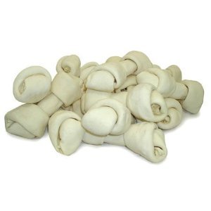 HDP os à mâcher en cuir brut Original 4-5 po, idéal pour petits chiens et nettoyage des dents.