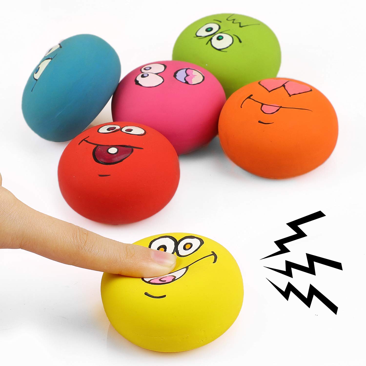 Jouet coloré HDSX visage souriant, facile à repérer pendant le jeu