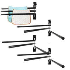 HDYEGY porte-tapis selle 3 barres en suspension, accès rapide et rangement net