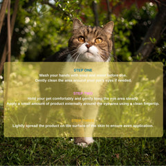 Healipet Application Crème Yeux Chat-Chien sans applicateur facilitant le soin quotidien.