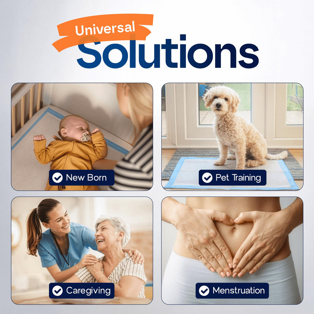 Healqu tapis d'entraînement chiots jetables et séchage rapide.