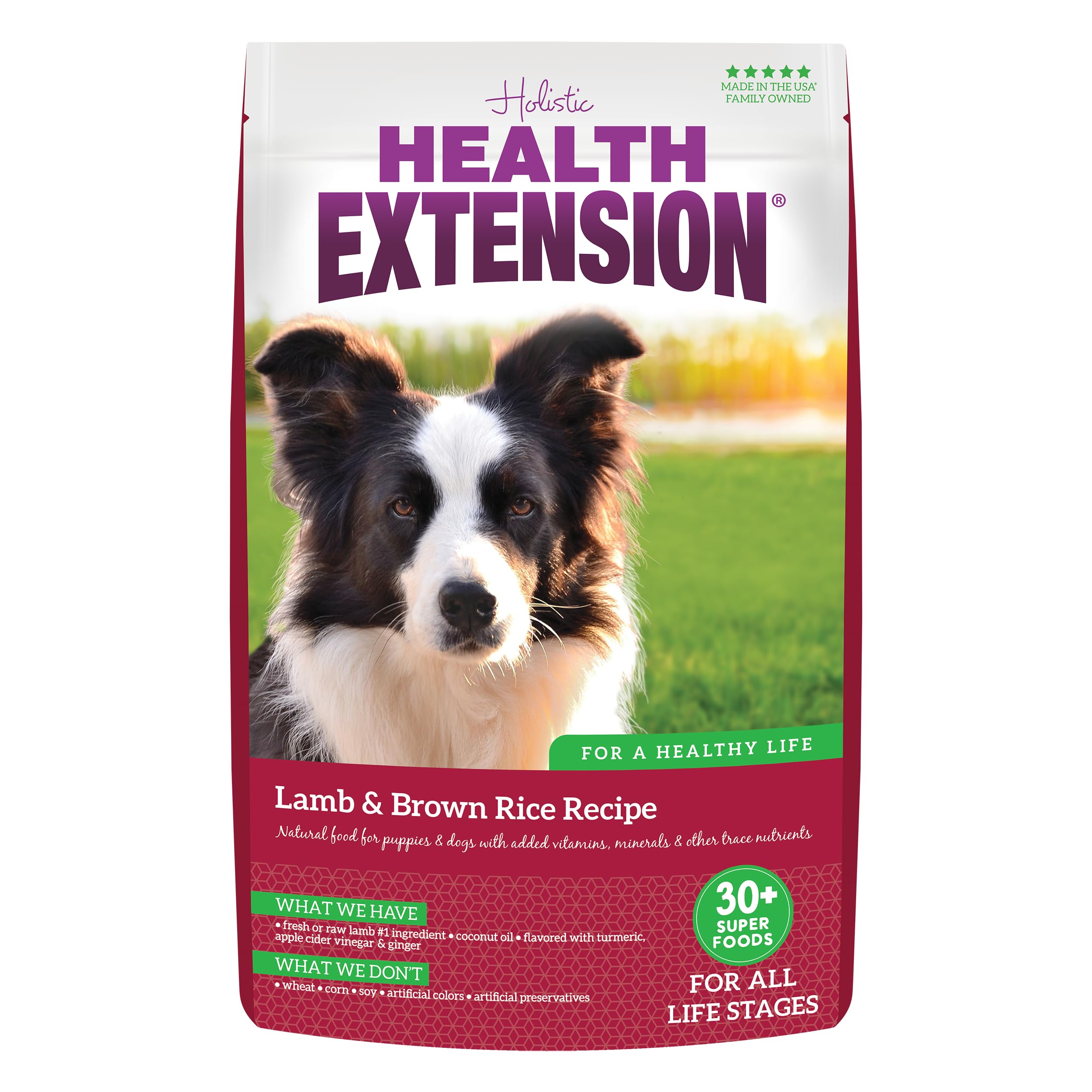 Health Extension croquettes agneau premier ingrédient maigre pour soutenir les muscles