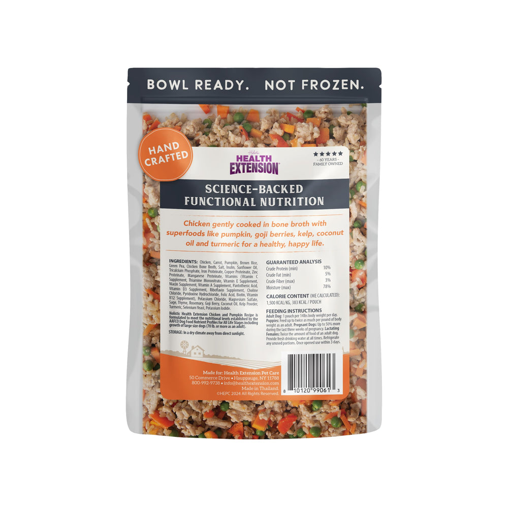 Bol Health Extension axé digestion poulet potiron, repas doux