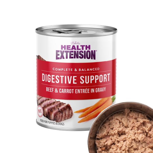 Health Extension Digestive Support dinde-patate-douce pâtée, saveur douce et texture tendre.