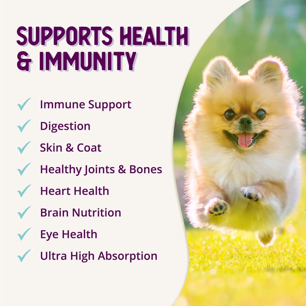 Soutien digestif et bien-être général avec Health Extension pour chiens.