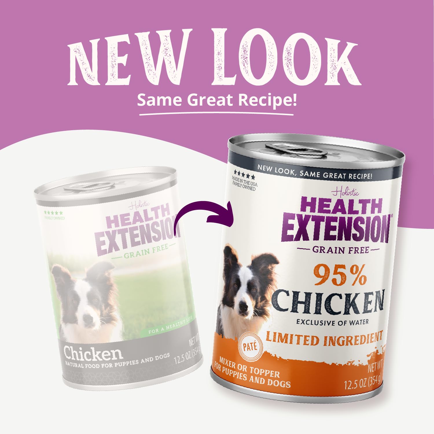 Health Extension ingrédients limités – alimentation propre et simple pour chien.