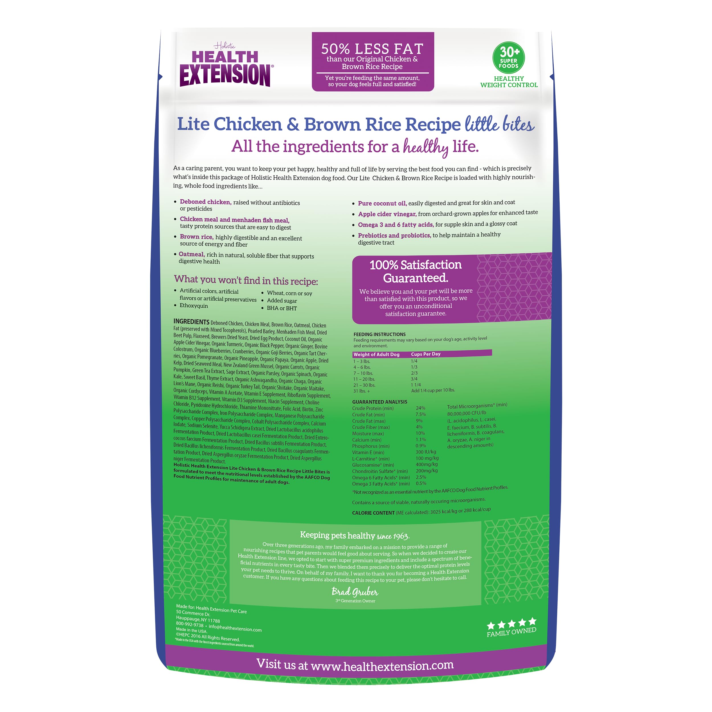 Health Extension Little Bites Lite, probiotiques et superaliments pour digestion équilibrée.
