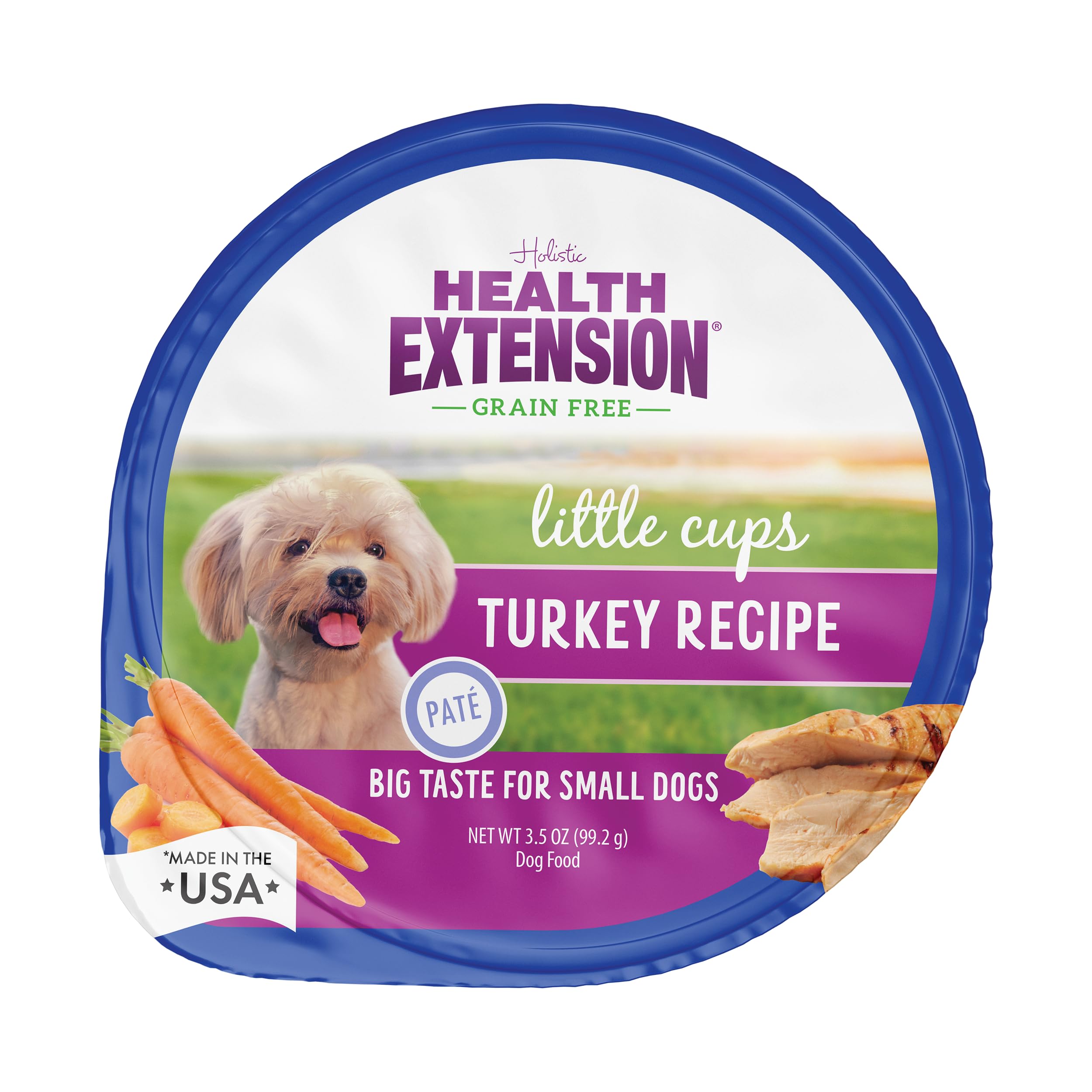Health Extension Little Cups canneberges, myrtilles et carottes riches en antioxydants