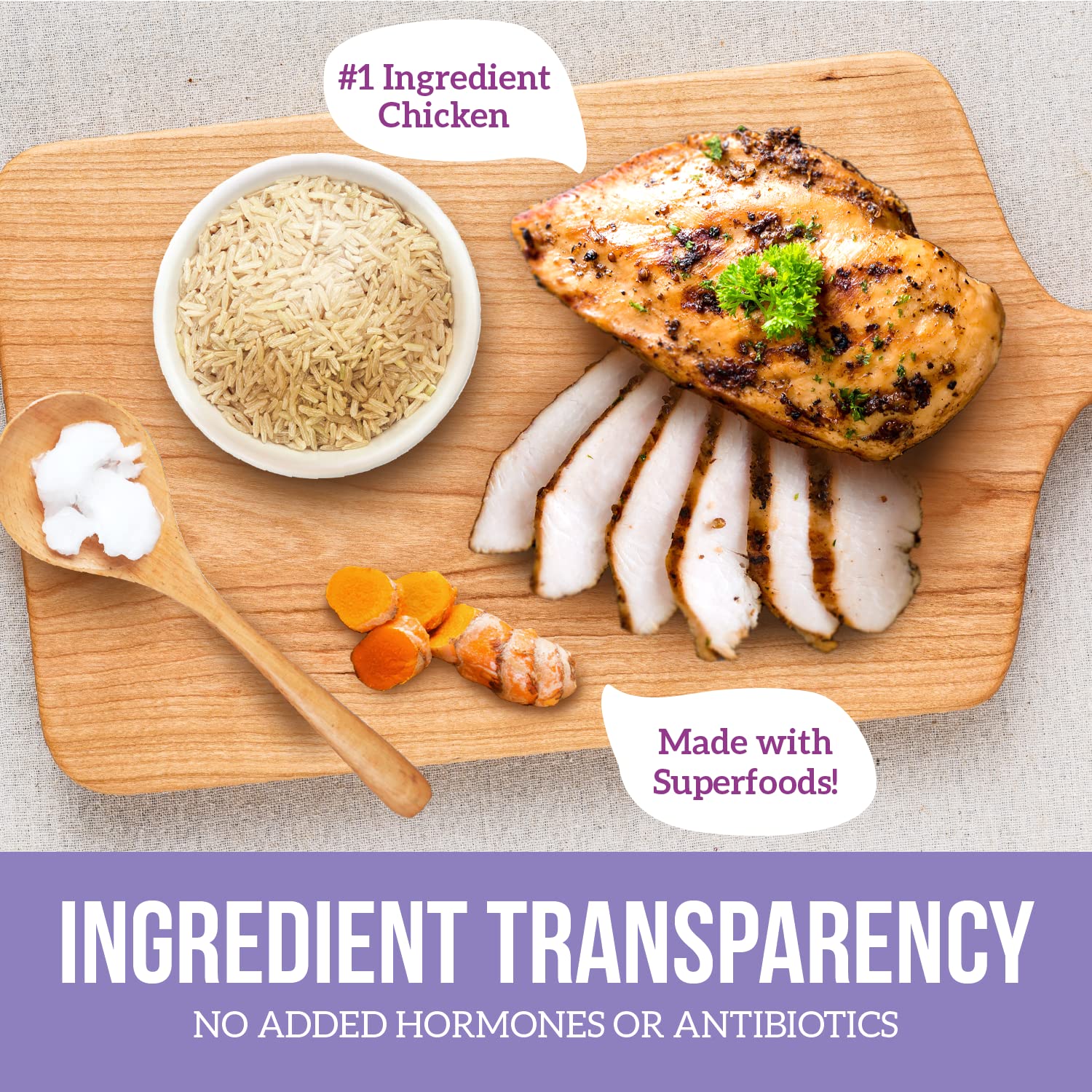 Health Extension Original poulet-riz-marron usage-quotidien: idéal pour repas équilibrés.