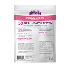 Health Extension Os dentaires probiotiques – texture ridée pour réduire le tartre