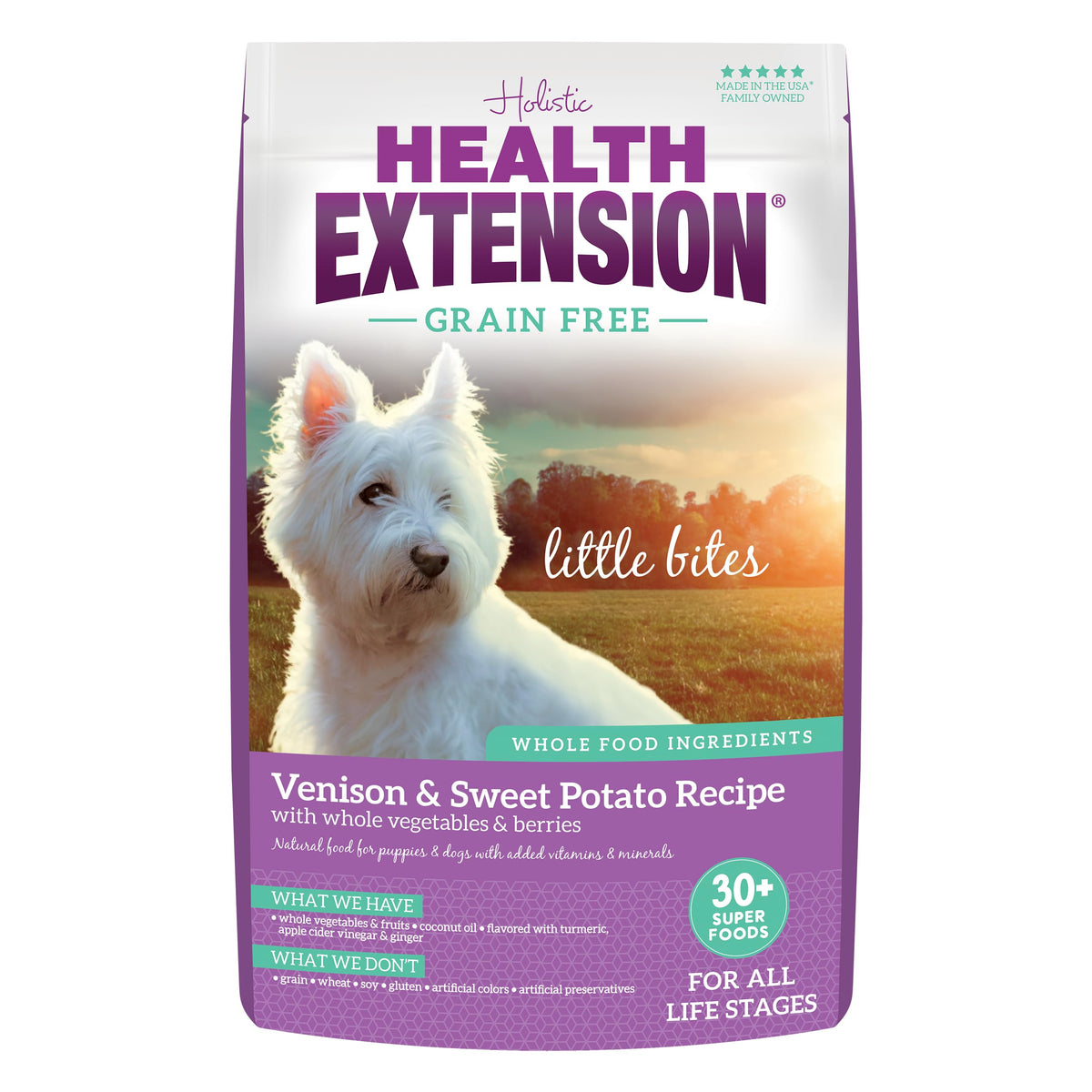 Health Extension Petites Boules Venaison Patate Douce: croquettes parfaitement adaptées aux petites races.