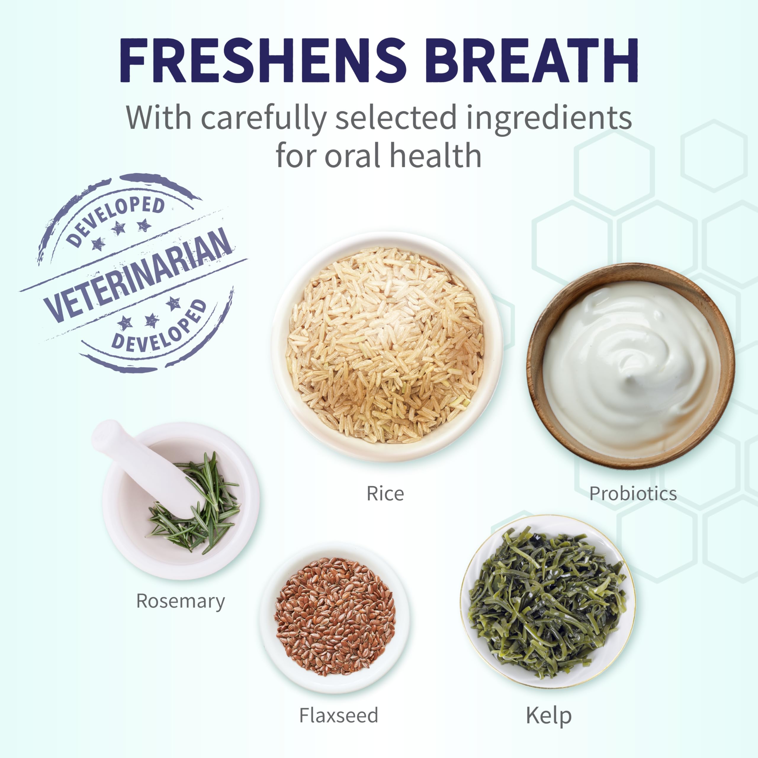 Health Extension Probiotic Dental Bones soutient les gencives avec des oméga.