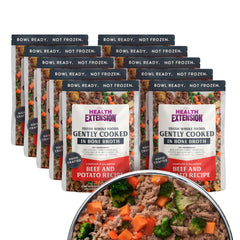 Health Extension sachet chien boeuf et pomme de terre, prêt à servir, goût appétissant