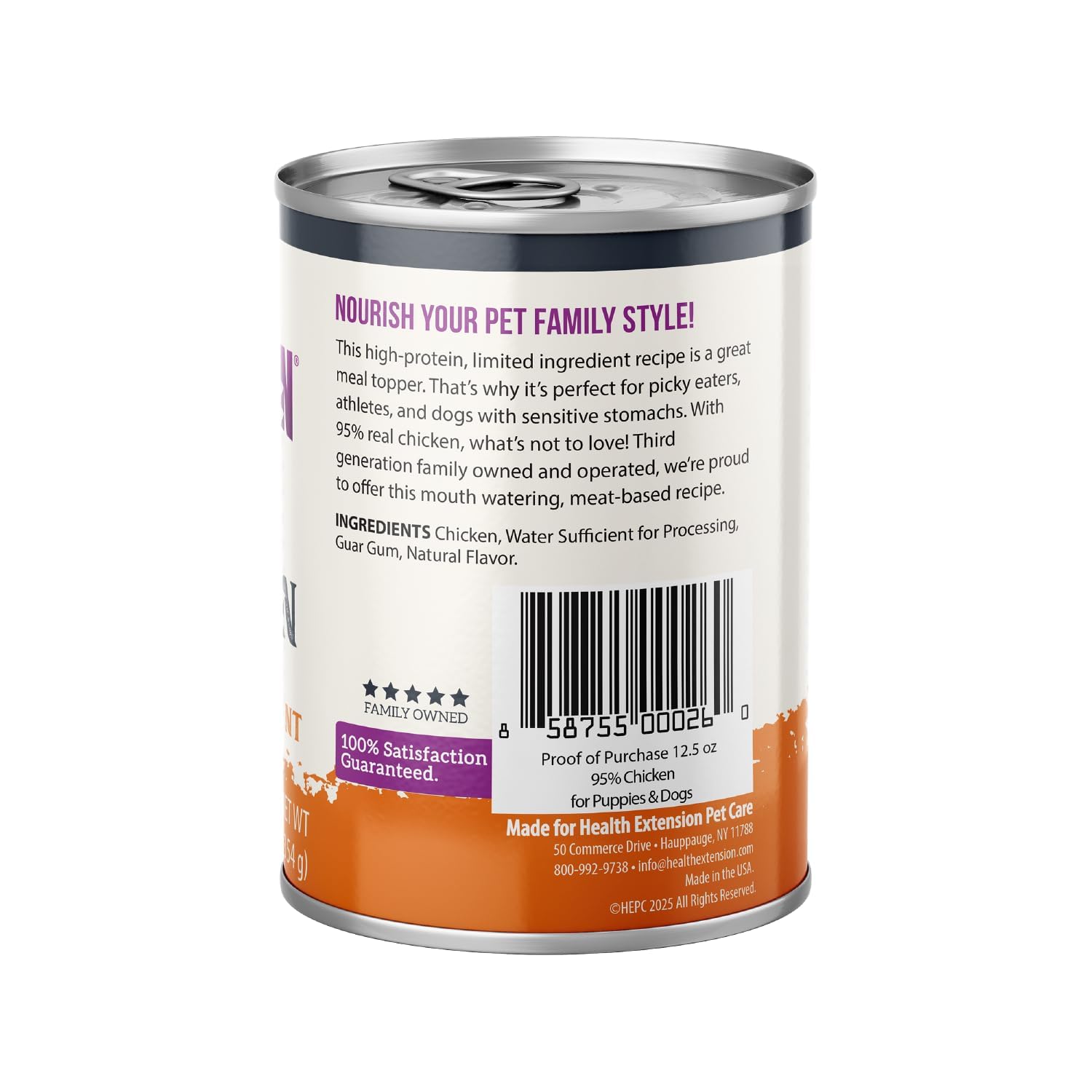 Health Extension sans céréales – alimentation humide, hydratation soutenue.