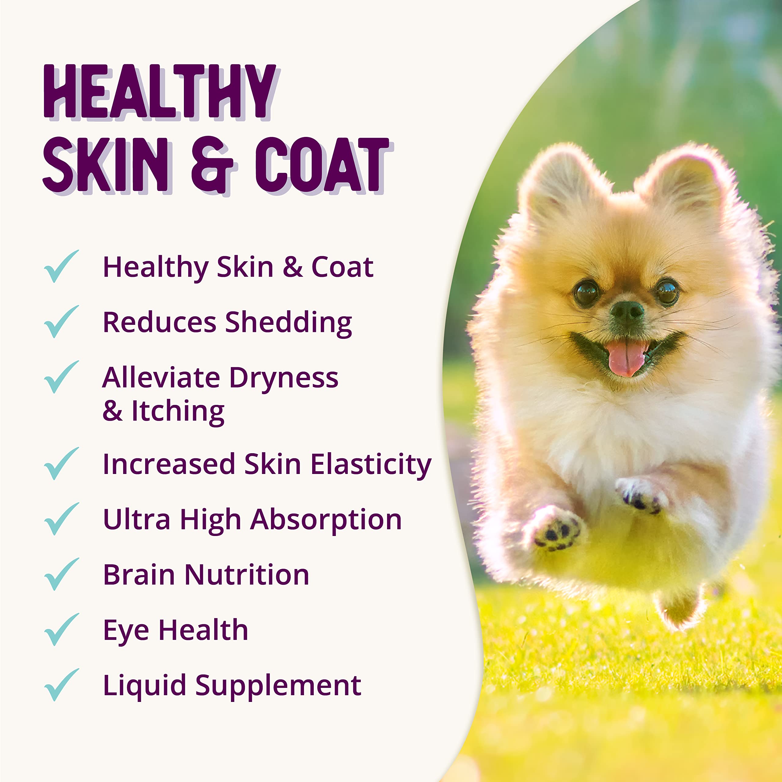 Health Extension Skin et Coat: dosage simple pour chiots et chiens adultes.
