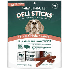 HEALTHFULS Deli Sticks emballage individuel, pratique en deplacements.