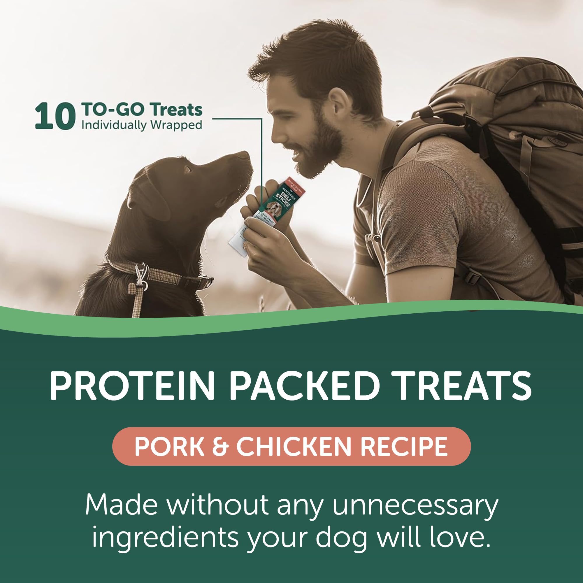 HEALTHFULS Deli Sticks ingredients sains et premium.