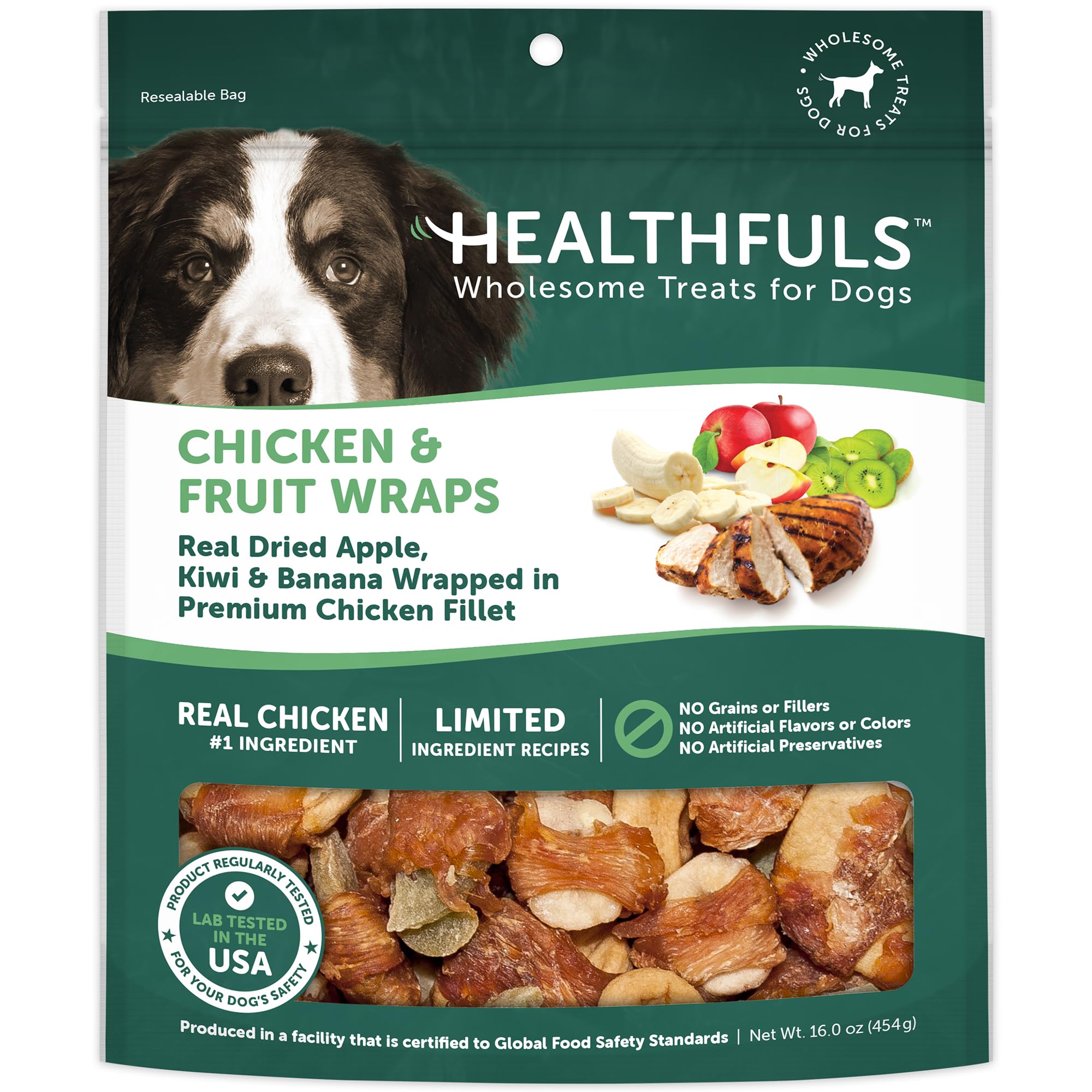 Healthfuls emballage poulet-fruits-wraps, sachet prêt à l'achat