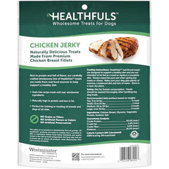 Tranches de poulet Healthfuls, saveur naturelle appréciée par les chiens.