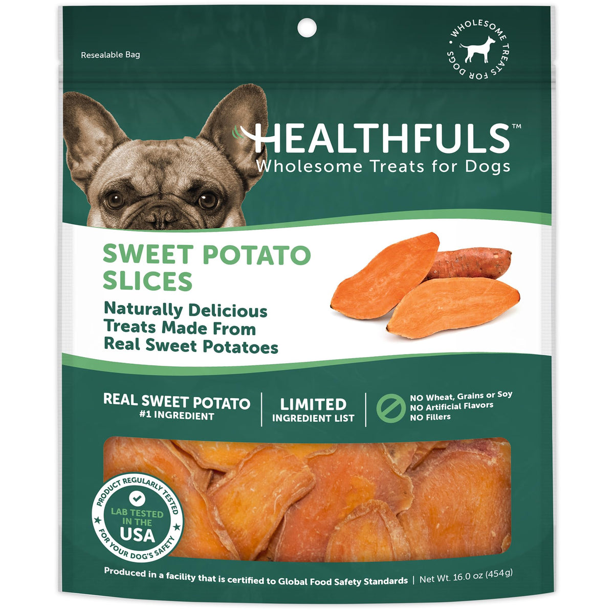 Healthfuls tranches patates douces emballage 16oz : récompense pratique pour l'entraînement