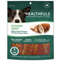 HEALTHFULS Westminster Wag Tails Jerky : emballage pratique pour les repas nomades.