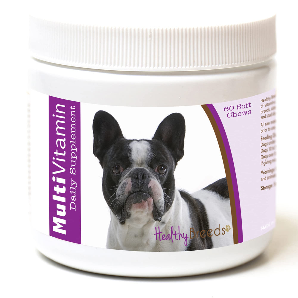 Healthy Breeds Bouledogue Français: friandises molles faciles à administrer pour la nutrition quotidienne.