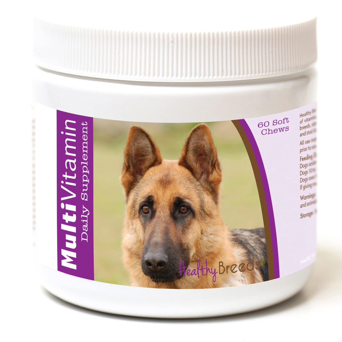 Healthy Breeds: bouteille de bonbons doux multi-vitamines pour chien