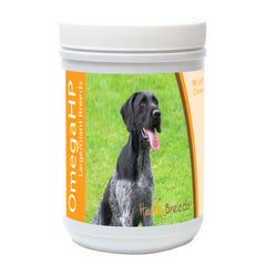 Healthy Breeds Omega HP pelage-doux-brillant: soutien potentiel d'un pelage sain.