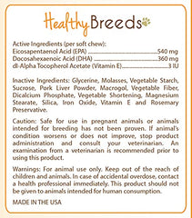 Healthy Breeds Pulik Omega HP gommes-peau-saine, peau et pelage équilibrés.
