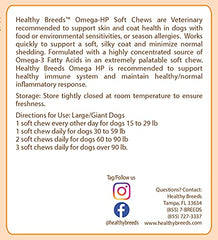 Healthy Breeds Pulik Omega HP gommes-soutien-immunitaire, soutien potentiel du système immunitaire.