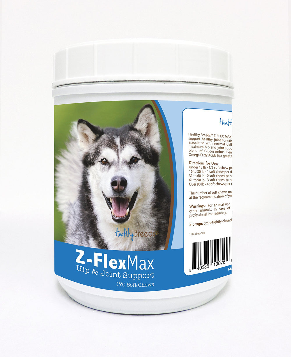 Healthy Breeds Z-Flex Max soutient les articulations des chiens actifs grâce à des friandises molles au goût agréable